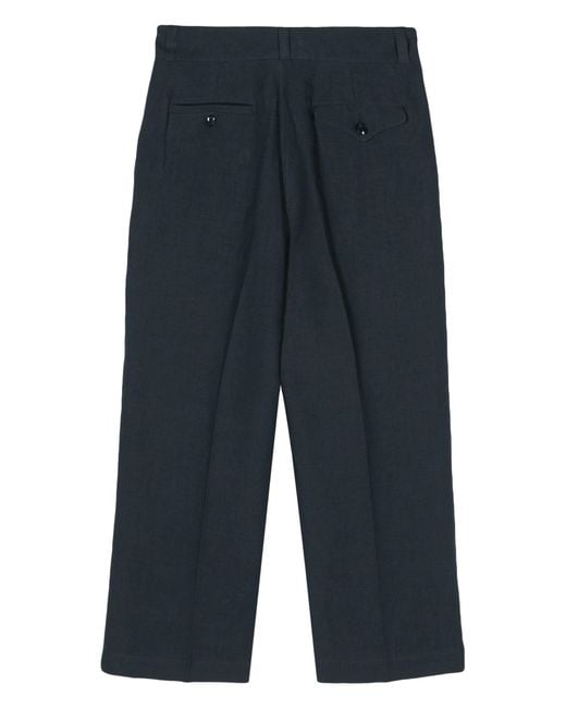 Barena Blue Paola Canne Cropped Trousers