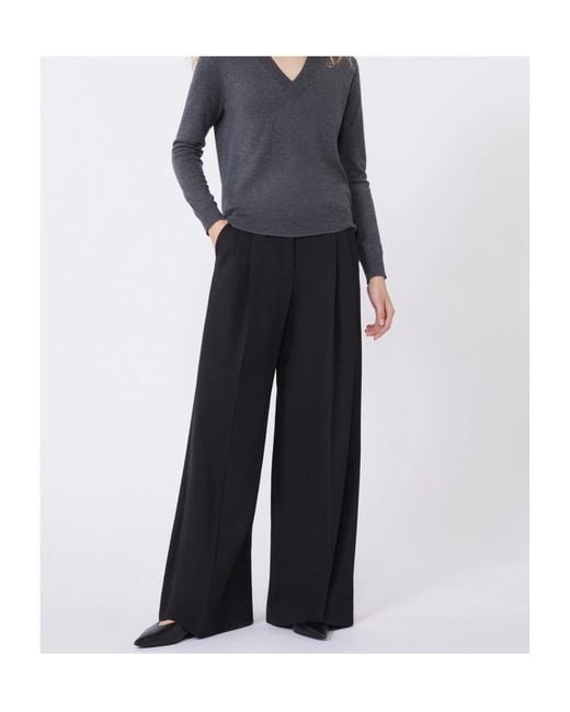 Weekend by Maxmara Blue Pleated Trousers