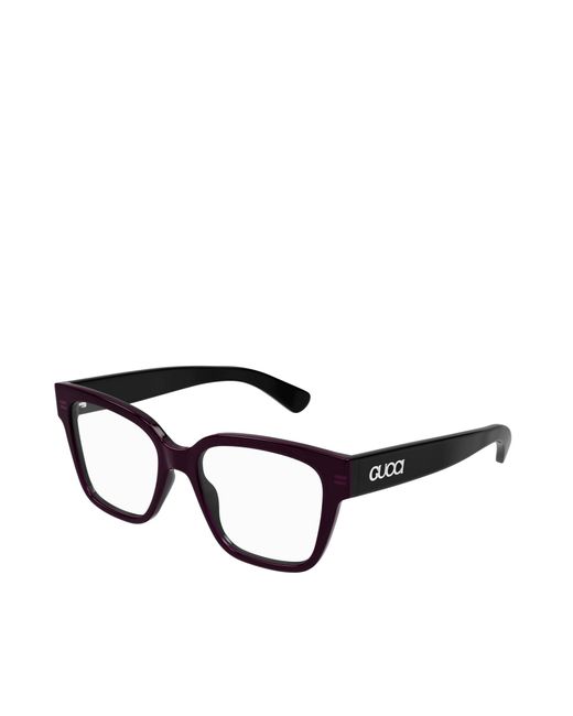 Gucci White Eyewear Square Frame Glasses