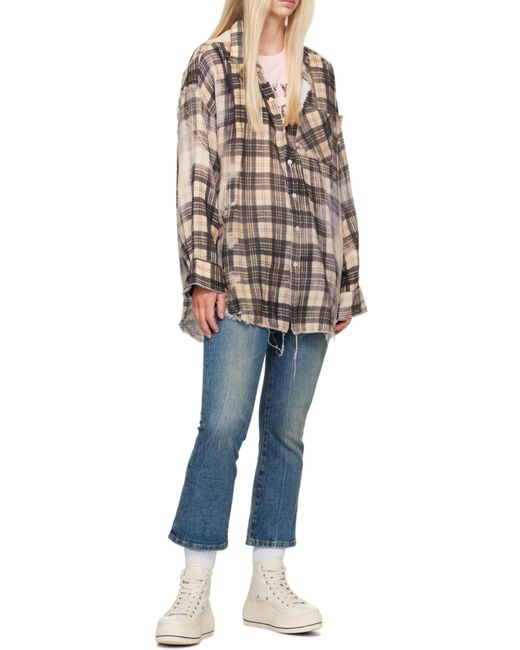 R13 Blue Flared Jeans