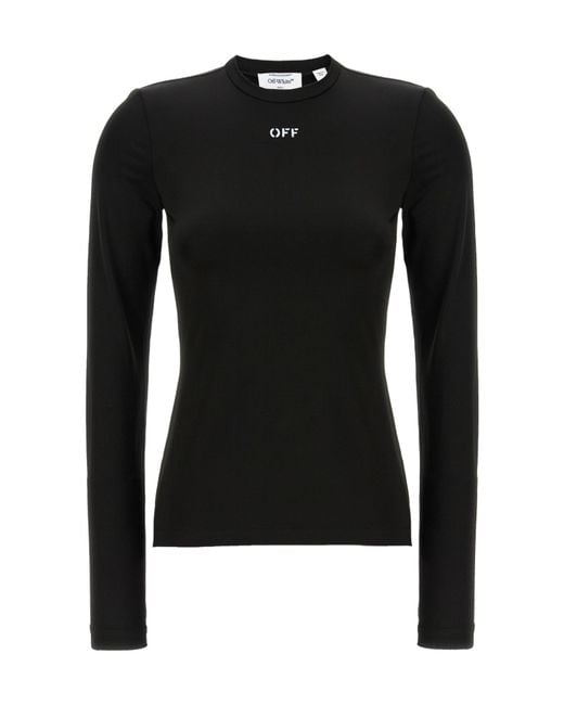 Off-White c/o Virgil Abloh Black Off Stamp Crewneck Jumper