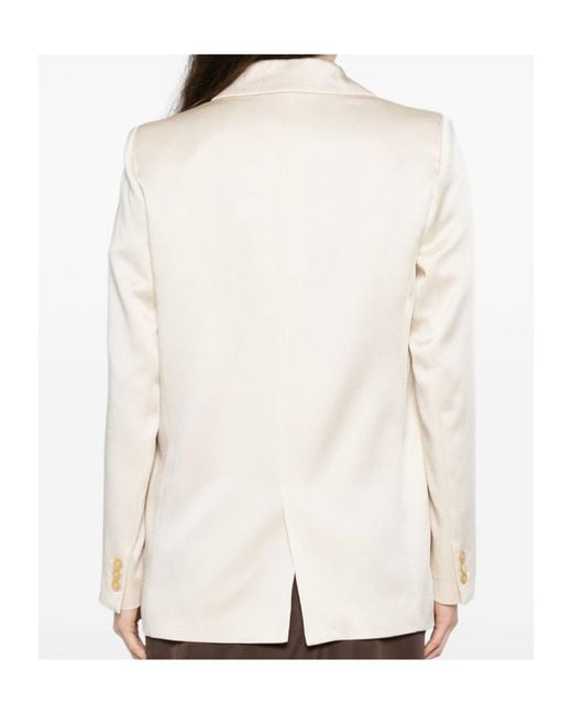 Forte_forte White Single-Breasted Blazer