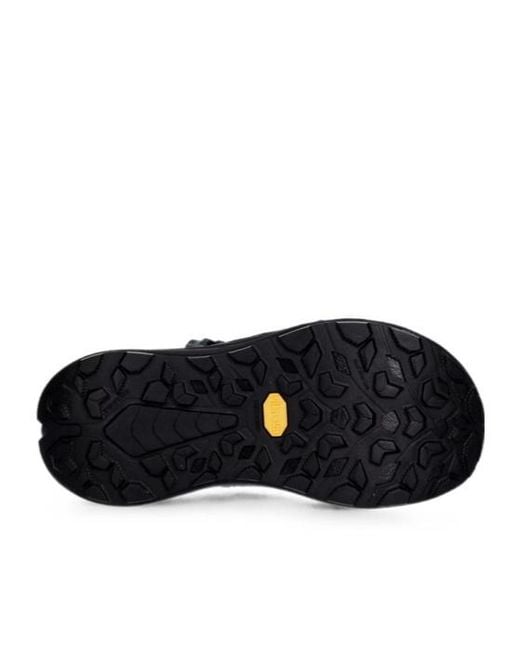 Hoka One One Black Infini Hike Tc Touch-Strap Buckle-Fastening Sandals