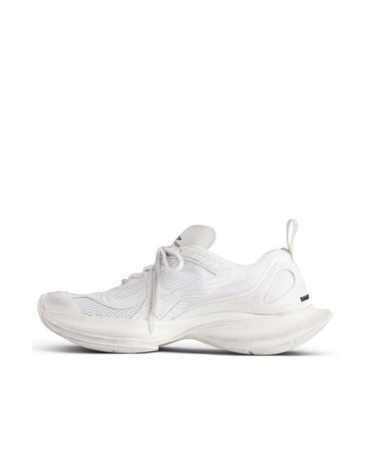 Balenciaga White Circuit Lace-Up Sneakers