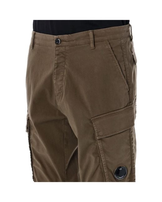 C P Company Multicolor Stretch Sateen Relaxed Cargo Pants for men