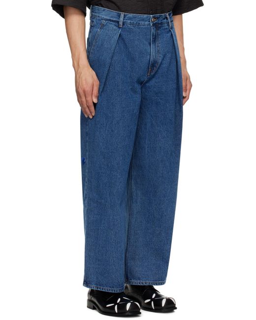 Adererror Blue Jeans With Belt Loops for men