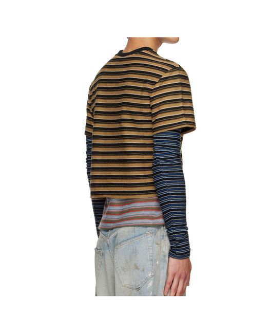 ANDERSSON BELL Multicolor Striped Long-Sleeved T-Shirt for men