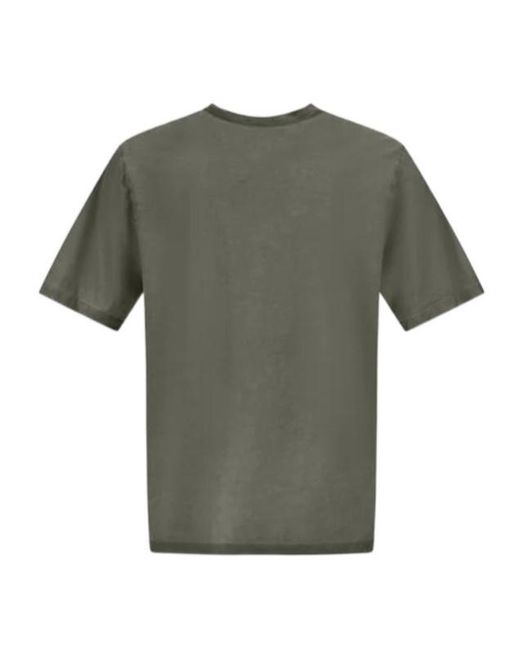 Herno Green Logo-Embroidered T-Shirt for men