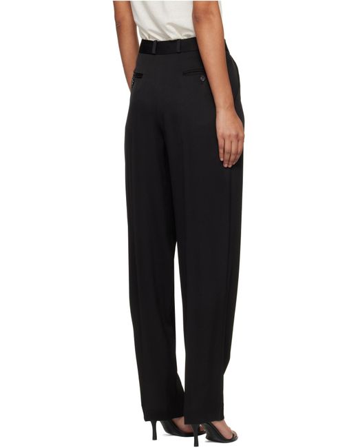 Loulou de Saison Black Alio Pleated Trousers
