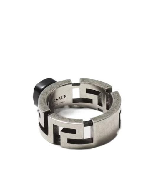 Versace Multicolor Greca Ring
