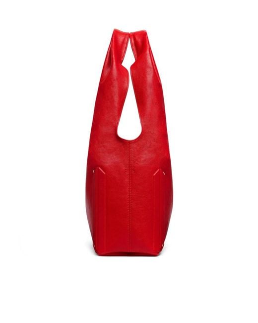 Maison Margiela Red Medium Box Shoulder Bag