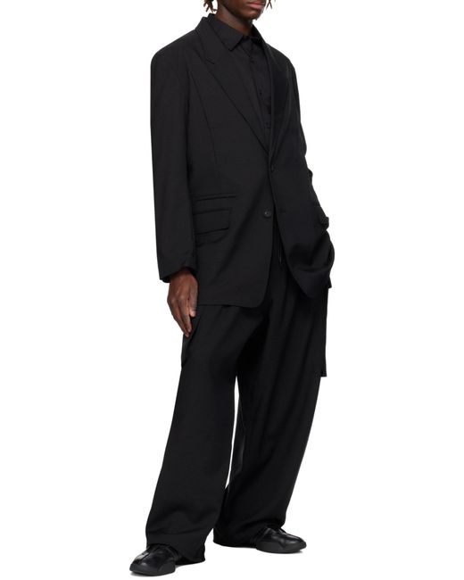 Y-3 Black Sport Uniform Blazer for men