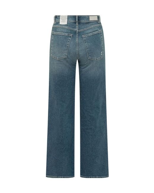 ICON DENIM Blue Belt-Loop Jeans