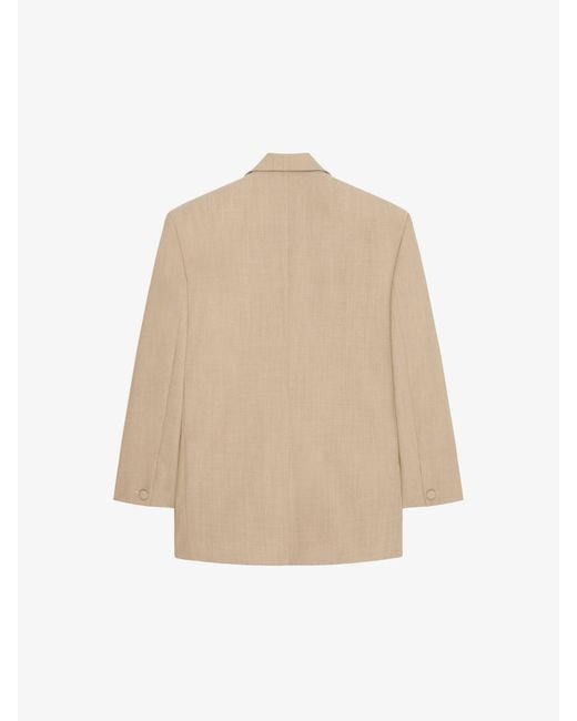 Givenchy Natural Double Breasted Jacket