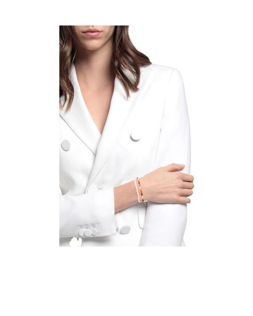 Isabel Marant White Plastic Bracelets