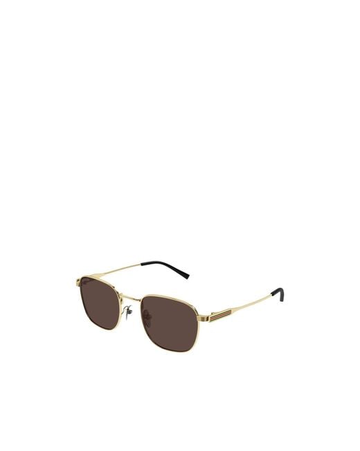 Gucci White Eyewear Gg1876S Rectangular Sunglasses for men