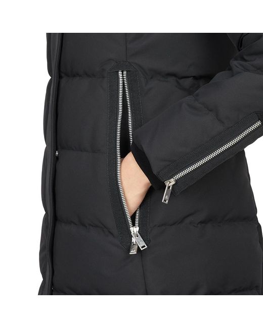 Moose Knuckles Black Long-Sleeved Down Jacket