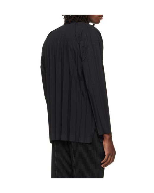 Homme Plissé Issey Miyake Black Edge Shirt for men