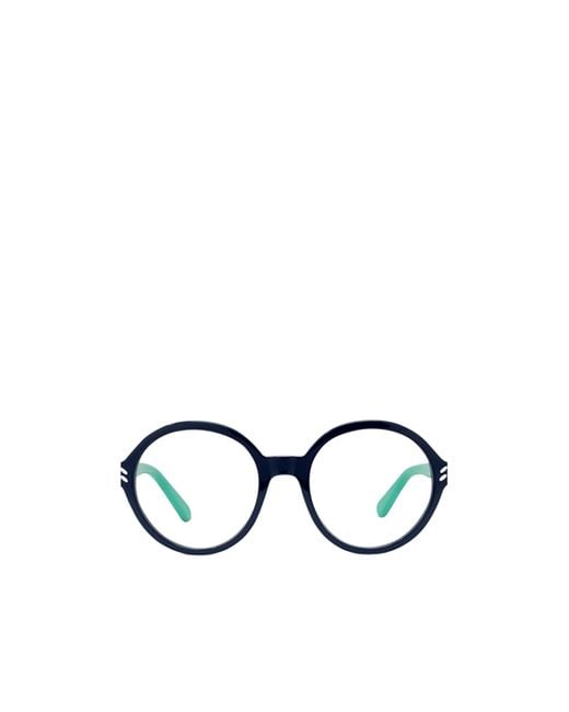 Stella McCartney White Eyewear Round Frame Glasses