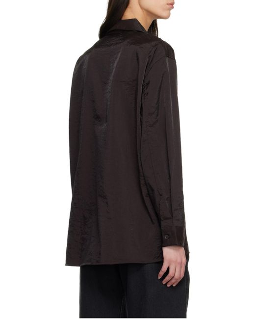Studio Nicholson Black Long Sleeve Shirt