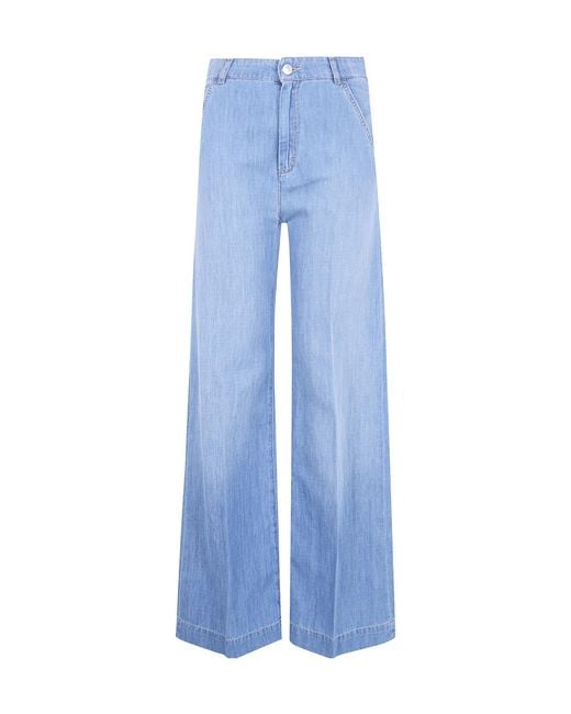 Seventy Blue High-Waist Jeans