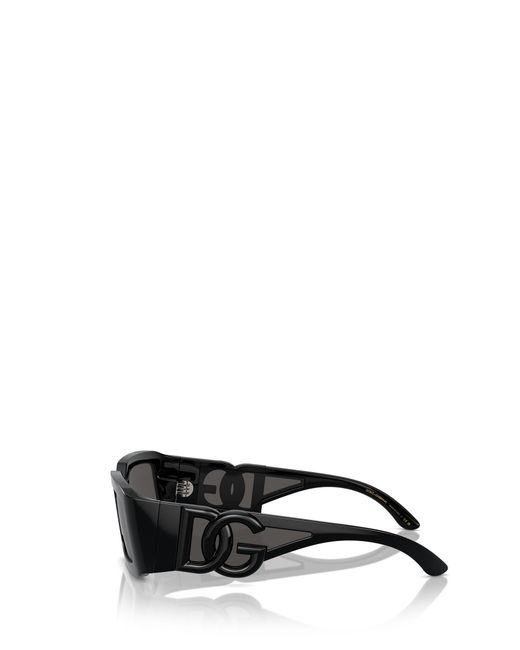 Dolce & Gabbana White Eyewear Rectangular Frame Sunglasses for men