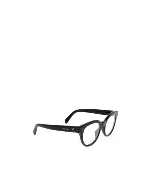 Céline White Round-Frame Eyeglasses for men