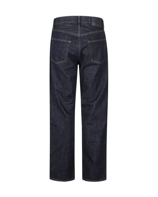 sunflower Blue Logo Patch Straight-Leg Jeans for men
