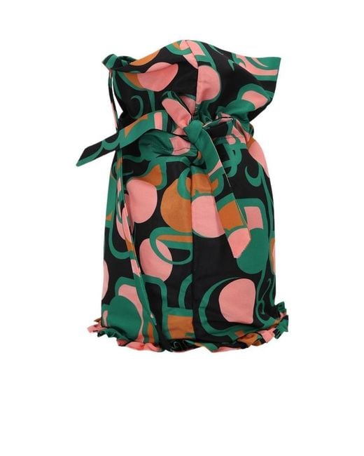 LaDoubleJ Green Tree Of Life Crossbody Bag