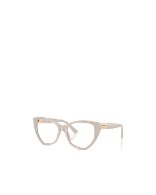 Jimmy Choo White Eyewear Cat-Eye Frame Glasses