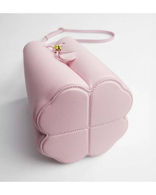 Dior Pink Petit Trèfle Mini Bucket Bag