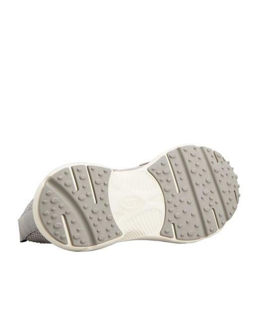 Tod's White Round-Head Sneakers