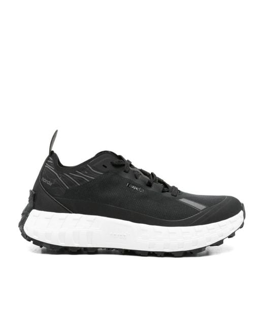 Norda Black Logo-Detail Sneakers