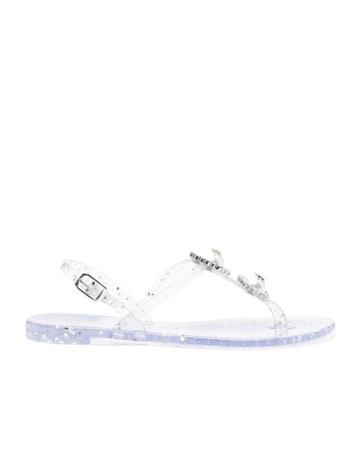 Casadei White Flip-Flops Sandals