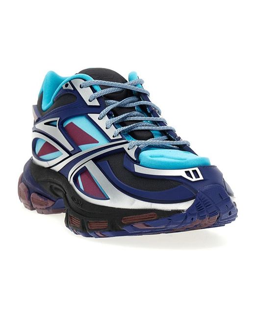 Reebok Blue Premier Road Lace-Up Sneakers for men