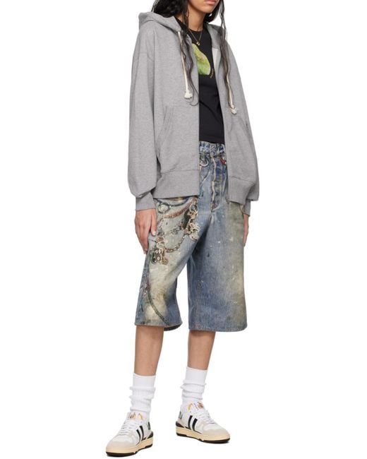 Lanvin White Panelled Low-Top Sneakers