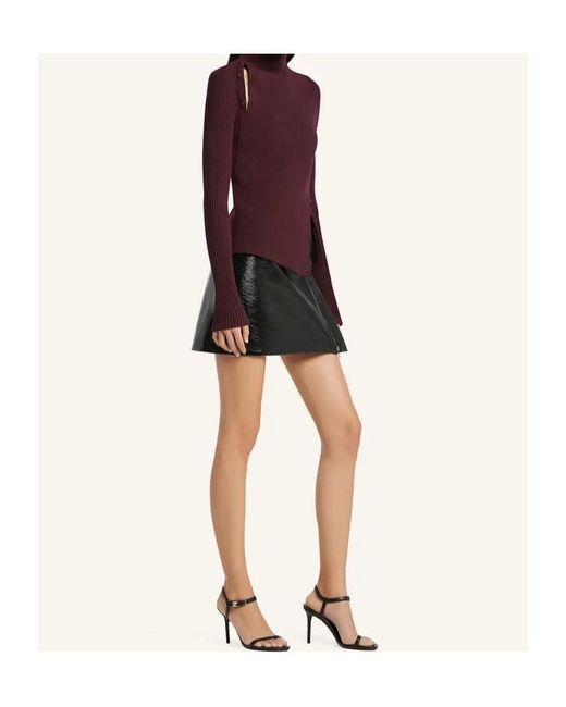Courreges Purple Courrèges Oblique Butonned Jumper
