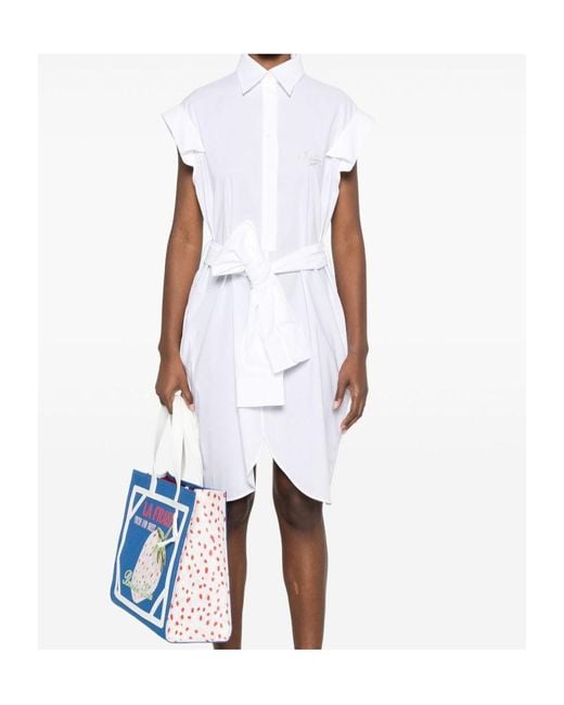 Moschino White Shirt Mini Dress