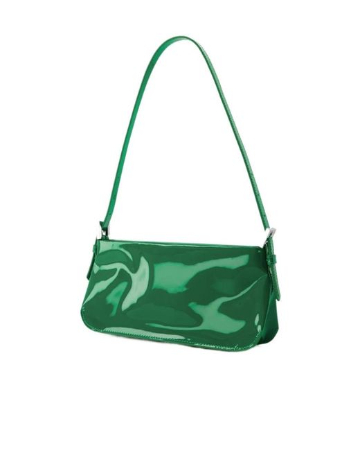 By Far Green Dulce Zipped Shoulder Bag