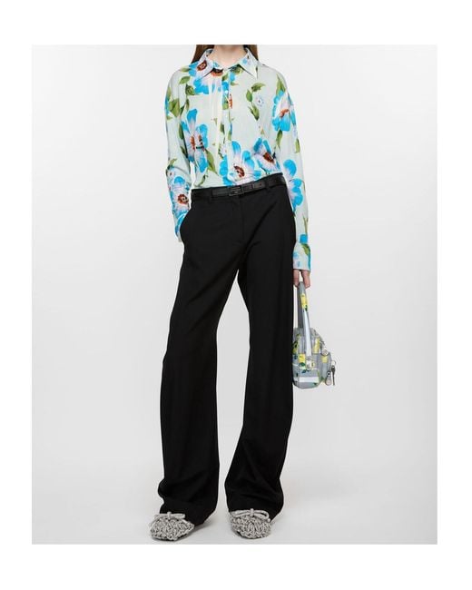 Acne Black Tailored Trousers