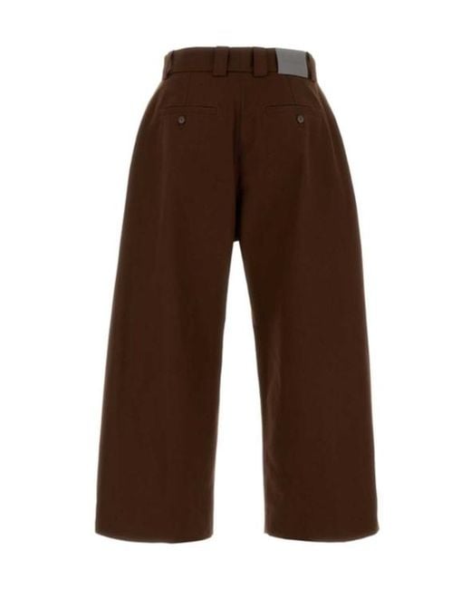 Balenciaga Brown Casual Trousers With Belt Loops for men