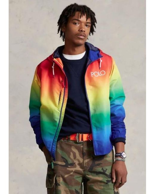 Polo Ralph Lauren Blue Long-Sleeved Casual Jacket for men