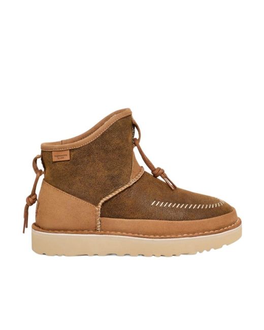 Ugg Brown Round Toe Boots for men