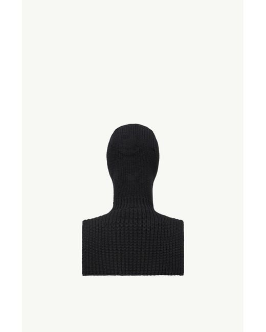 Moncler Black X Ee72 By Edward Enninful Wool Balaclava
