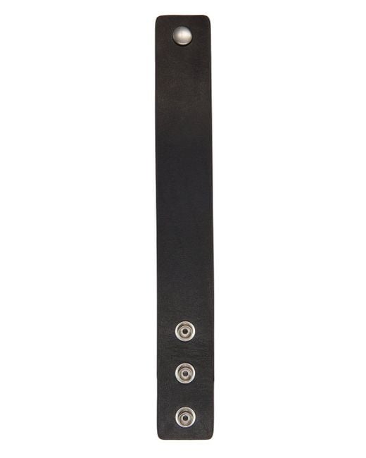 Rick Owens Black Anthem Bracelet for men