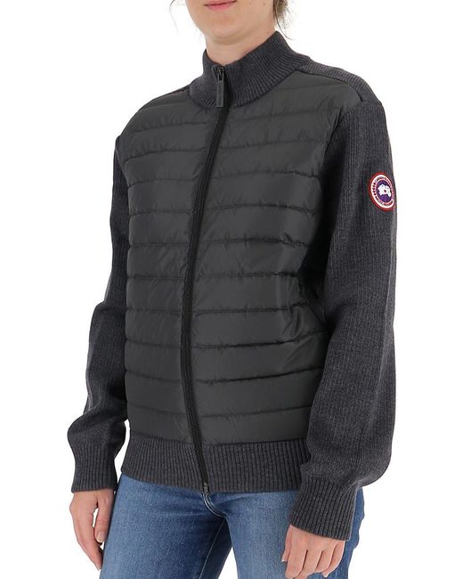 Canada Goose Gray Hybridge Knit Jacket for men