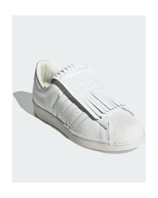 Adidas Originals White Superstar Sneakers