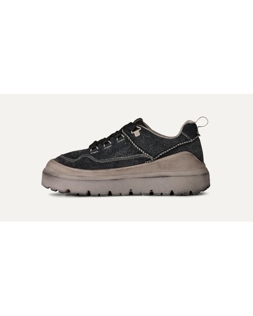 Ugg Black Lace-Up Sneakers for men