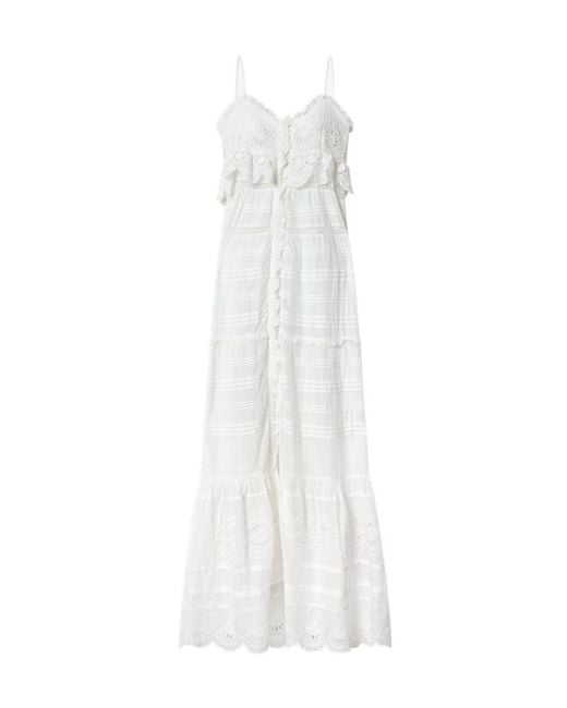 Isabel Marant White Isabel Marant Étoile Paule Floral Lace Dress