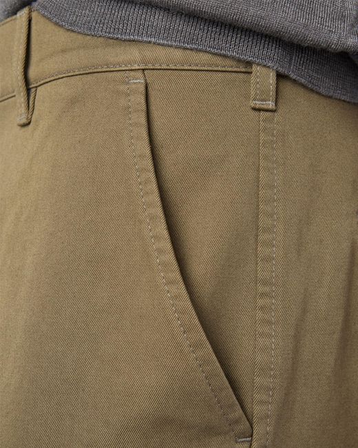 Prada Green Cotton Chino Pants for men